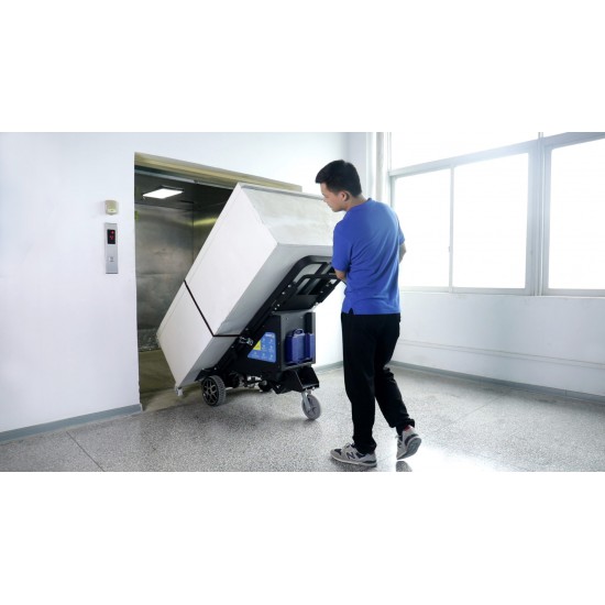 XSTO ET400W3 | Electric Cart with Electric Drive and Tilting Platform - 400 kg - Kapountalis