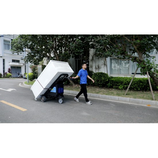XSTO ET400W3 | Electric Cart with Electric Drive and Tilting Platform - 400 kg - Kapountalis