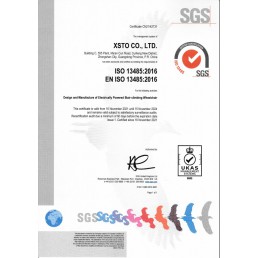 XSTO TR140C | Ηλεκτρικό αναρριχητικό καρότσι AMEA για σκάλες με χειρισμό από συνοδό - 140 kg