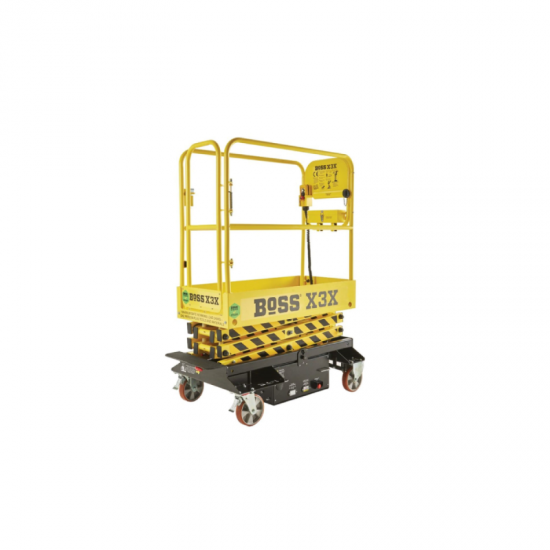 BOSS X3 USED SCISSOR WORKING PLATFORMS YOUNGMAN - 4.55M 240KG (2011) - Kapountalis