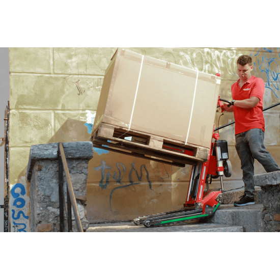 ZONZINI DOMINO PT | Electric Stair-Climbing Pallet Truck | 450 kg - 65 cm - Kapountalis