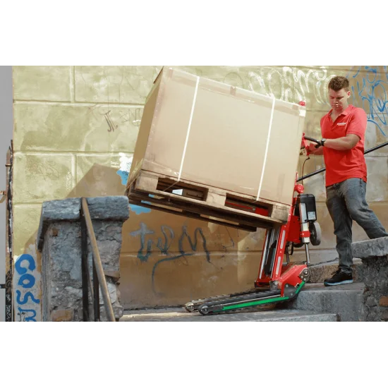 ZONZINI DOMINO PT | Electric Stair-Climbing Pallet Truck | 450 kg - 65 cm - Kapountalis