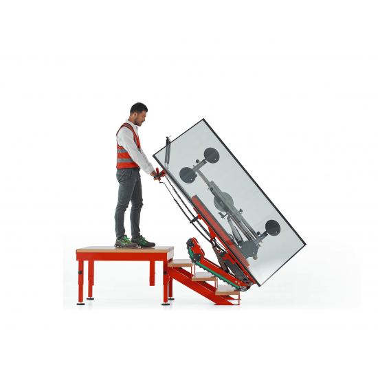 ZONZINI SKIPPER GL | Electric Tracked Glass Manipulator | 300 kg - Kapountalis