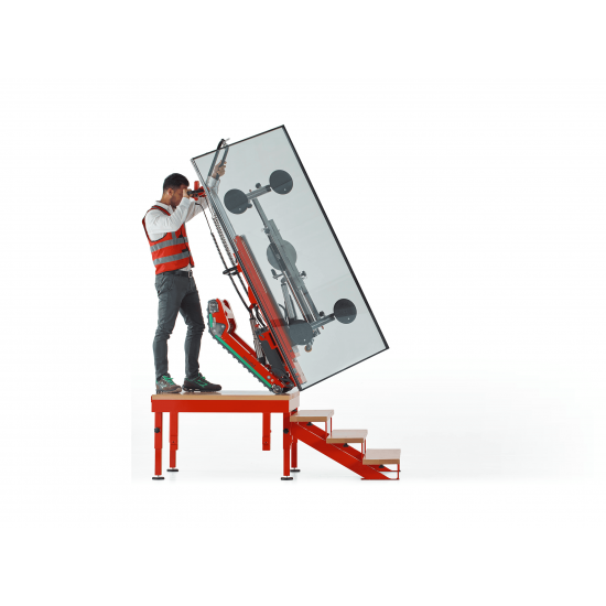 ZONZINI SKIPPER GL | Electric Tracked Glass Manipulator | 300 kg - Kapountalis