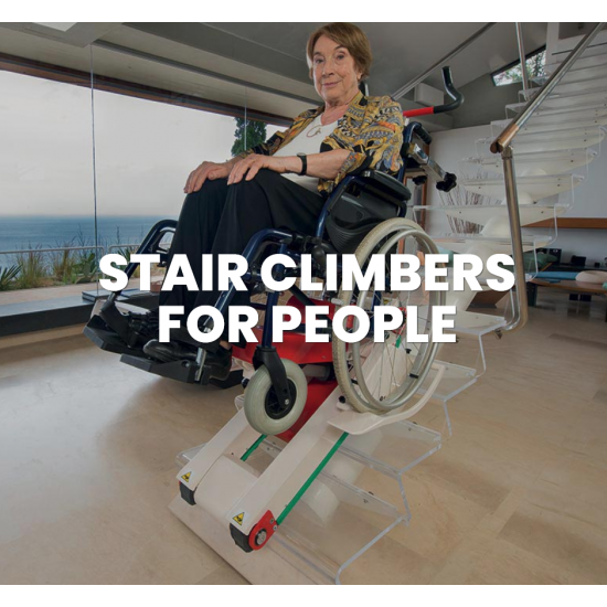 DOMINO PEOPLE SLIM RED Electric stair climber for disabled persons 160kg - Kapountalis