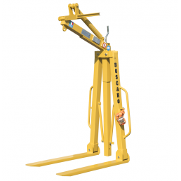 BOSCARO AUTOMATIC CRANE FORK WITH SELF LEVELLING ENDS MBA20 - 2000KG