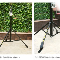 GUIL CSP-02 | Adapters for fixing the legs to the ground
