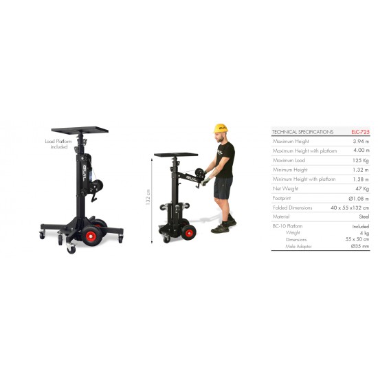 GUIL ELC-725/D | Ανυψωτικό Υλικών | 125 kg | 4 m GUIL ELC-725/D | Ανυψωτικό Υλικών | 125 kg | 4 m - Kapountalis