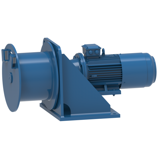 WIRE ROPE WINCH FD 307 E FOR PULLING 5250KG 67M 380V - Kapountalis