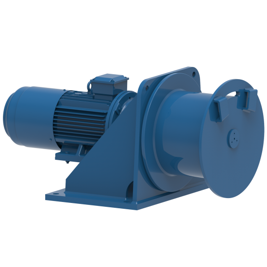 WIRE ROPE WINCH FD 307 E FOR PULLING 5250KG 67M 380V - Kapountalis
