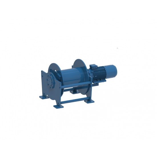 SB 310 E ELECTRIC WIRE ROPE WINCH FOR PULL 12000 KG 168M - Kapountalis