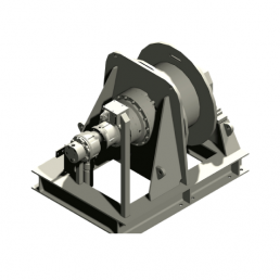 SB 313 H  HYDRAULIC WIRE ROPE WINCH FOR PULL 2000KG 151M