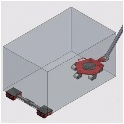 Φορείο-Πατίνι μεταφοράς F12-12000kg Φορείο-Πατίνι μεταφοράς F12-12000kg