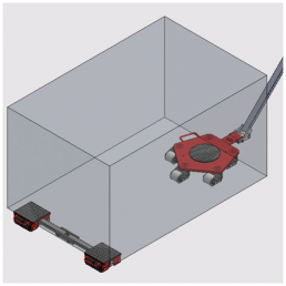 Φορείο-Πατίνι μεταφοράς F12-12000kg