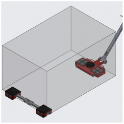 Φορείο-Πατίνι μεταφοράς F20-20000kg 