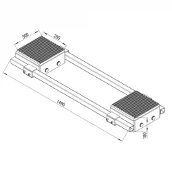 Transport dolly F30-30000kg Transport dolly F30-30000kg