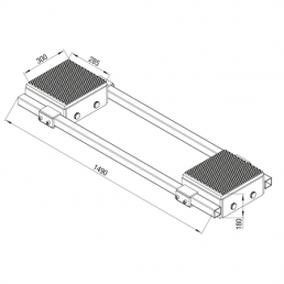  Φορείο-Πατίνι μεταφοράς F30-30000kg 