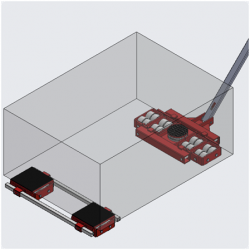 Φορείο-Πατίνι μεταφοράς F40-40000kg