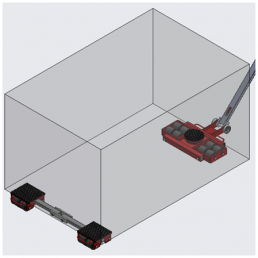 Φορείο-Πατίνι μεταφοράς F9-9000kg 