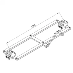 Φορείο-τιμόνι μεταφοράς κοντέινερ TL6-c 6000kg Φορείο-τιμόνι μεταφοράς κοντέινερ TL6-c 6000kg