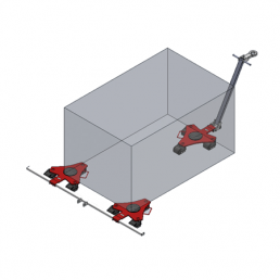 Περιστρεφόμενα φορεία μεταφοράς RL1 1000kg