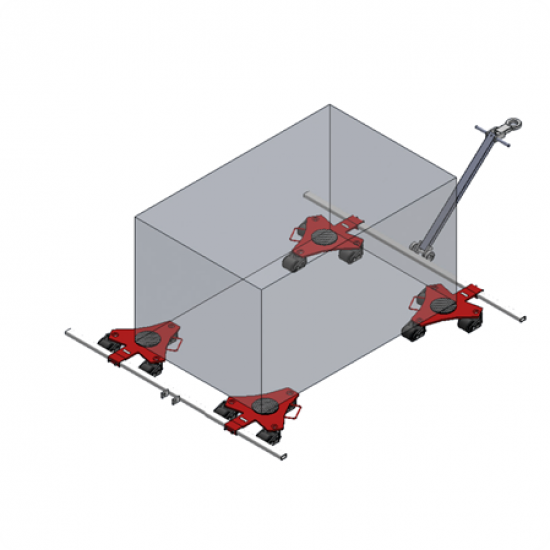 Rotating dolly RL2 -2000kg Rotating dolly RL2 -2000kg - Kapountalis