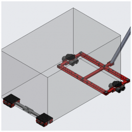 Φορείο-τιμόνι  μεταφοράς κοντέινερ TL12- 12000kg