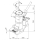 Hydraulic jack 6000kg,115mm stroke Hydraulic jack 6000kg,115mm stroke - Kapountalis