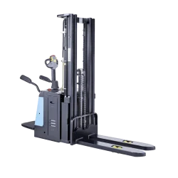 ΗΛΕΚΤΡΙΚΟ stacker με πλατφόρμα επιβάτη E-DHT-S16 1600KG 4500MM UP TO 5000MM