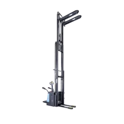 ΗΛΕΚΤΡΙΚΟ stacker με πλατφόρμα επιβάτη E-DHT-S16 1600KG 4500MM UP TO 5000MM
