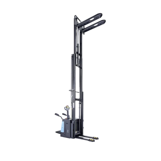 ΗΛΕΚΤΡΙΚΟ stacker με πλατφόρμα επιβάτη E-DHT-S16 1600KG 4500MM UP TO 5000MM - Kapountalis
