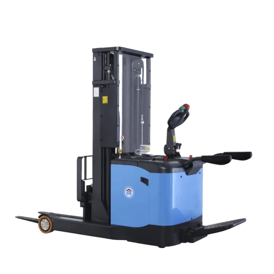 ηλεκτρικο stacker με πλατφόρμα επιβάτη E-13GS & E-15GS 1300kg-1500kg 3000mm up to 4500mm ανύψωση ηλεκτρικο stacker με πλατφόρμα επιβάτη E-13GS & E-15GS 1300kg-1500kg 3000mm up to 4500mm ανύψωση - Kapountalis