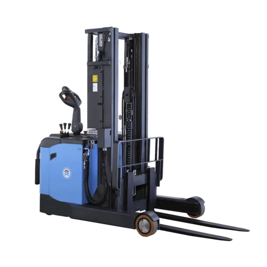 ηλεκτρικο stacker με πλατφόρμα επιβάτη E-13GS & E-15GS 1300kg-1500kg 3000mm up to 4500mm ανύψωση ηλεκτρικο stacker με πλατφόρμα επιβάτη E-13GS & E-15GS 1300kg-1500kg 3000mm up to 4500mm ανύψωση - Kapountalis