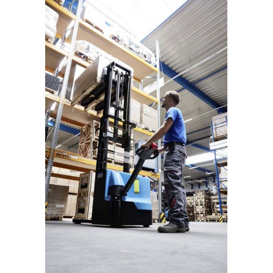 electric Pedestrian stacker E-DH12-MG-FH 1200KG 2700MM up to 3300MM stroke electric Pedestrian stacker E-DH12-MG-FH 1200KG 2700MM up to 3300MM stroke - Kapountalis