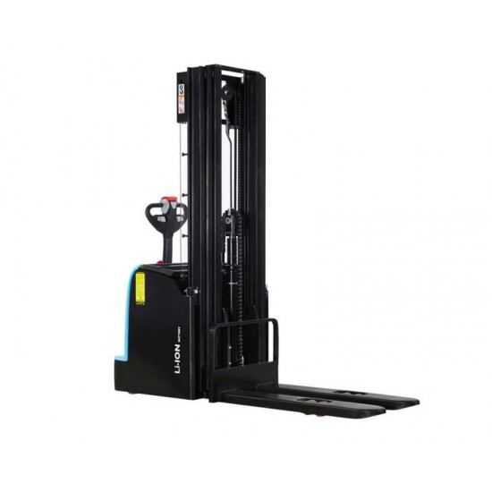 electric Pedestrian stacker E-LI-A12MG 1200KG 2700MM up to 4000mm stroke - Kapountalis