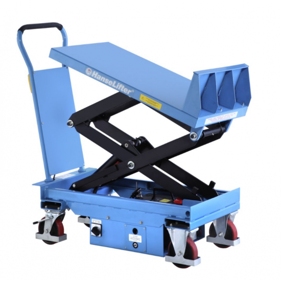 Semi-electric lifting & moving table with tilt 300/600kg Semi-electric lifting & moving table with tilt 300/600kg - Kapountalis