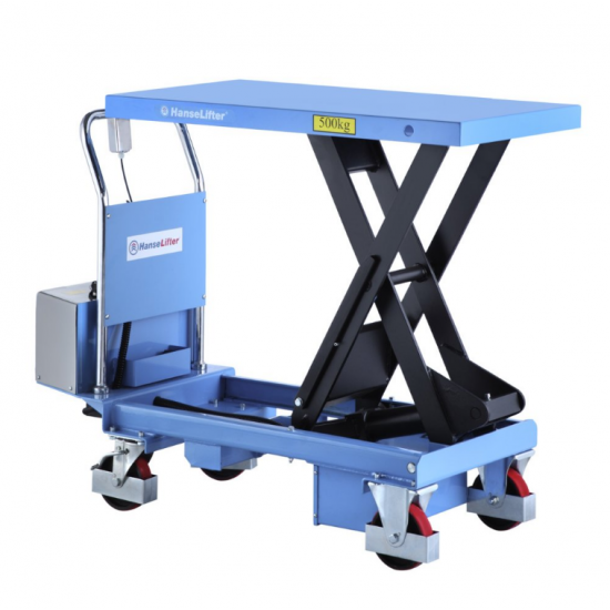 Semi-electris lifting & moving table E-TF 350/500kg - Kapountalis