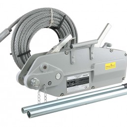 Grip puller with alouminium casting for 3200kg  with 20m wire rope