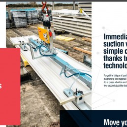 Βεντούζα μπαταρίας ανύψωσης και τοποθέτησης Πάνελ Cladding lifter CL1-8 500 kg 