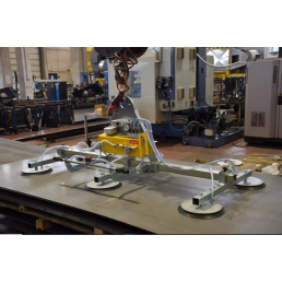 Bεντούζα κενού αέρος ανύψωσης και τοποθέτησης λαμαρίνας F8A 1500kg L 3000 to 4000 mm