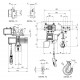 Chain hoist low headroom with electric trolley lifting capacity 1000kg 380V Chain hoist low headroom with electric trolley lifting capacity 1000kg 380V - Kapountalis