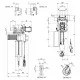 Chain hoist 2 speed with electric trolley 5000kg WR 380V Chain hoist 2 speed with electric trolley 5000kg WR 380V - Kapountalis